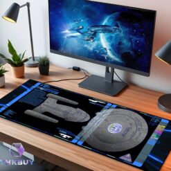 Alternative view of ST TNG 1701-D Deck 2 LCARS LED Desk Mat