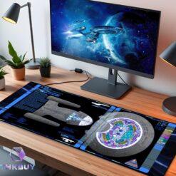 Alternative view of STTNG Enterprise D LCARS LED Desk Mat