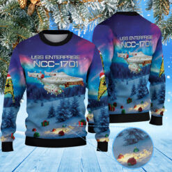 Star Trek NCC-1701 Christmas Knitted Sweater 115536