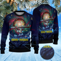 Star Trek NCC-1701 Merry Trekmas Christmas Knitted Sweater