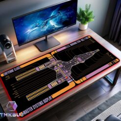 Cheyenne Class U.S.S. Morning Star NCC-71883 LCARS LED Desk Mat