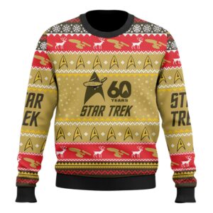 Alternative view of Star Trek Christmas Sweater