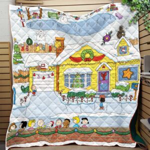 Alternative view of Peanuts Christmas Quilt Bedding Set