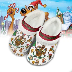 Scooby Doo x Christmas Fleece Crocs Crocband Clogs Shoes