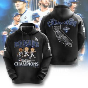 Alternative view of Los Angeles Dodgers 3D Apparel – THK117266