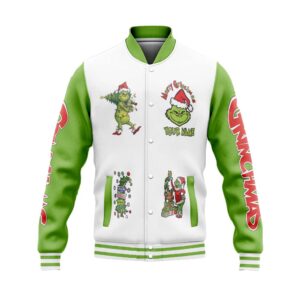 Alternative view of The Grinch x Christmas Varsity Jacket - THK118419