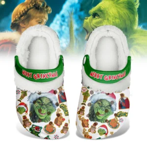 Alternative view of The Grinch x Christmas Fleece Crocs Crocband Clogs Shoes