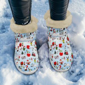 Alternative view of Snoopy Christmas Snow Boots Shoes - THK117948