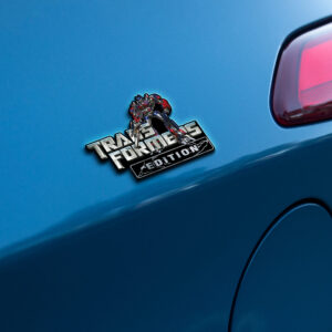 Alternative view of Transformers Edition Laser Engraved or 3D Inlayed Car Name Badge