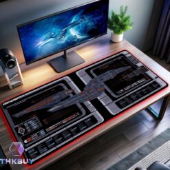 U.S.S. Enterprise-F MSD LCARS LED Desk Mat