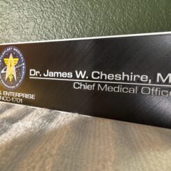 Alternative view of Star Trek Starfleet Medical Personalized Sign