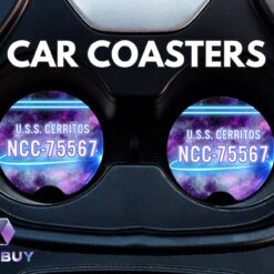 Star Trek U.S.S. Cerritos NCC-75567 Personalized Car Coaster