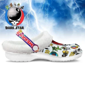 Alternative view of Star Wars x Grateful Dead x Christmas Fleece Crocs Clogs