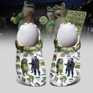 Alternative view of Portland Frog Resist Crocs Crocband Clogs