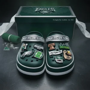 EAGLES PREMIUM Crocs Clogs Shoes
