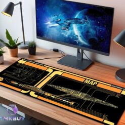Alternative view of California Class U.S.S. Cerritos NCC-75567 LCARS LED Desk Mat