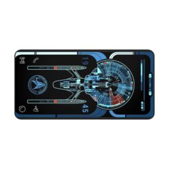 Alternative view of New Trekkies U.S.S. Enterprise 1945 LED Desk Mat