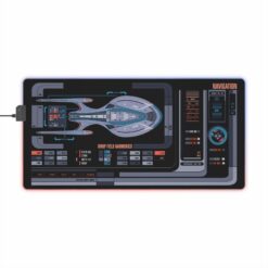 Trekkers Enterprise-F LCARS LED Desk Mat