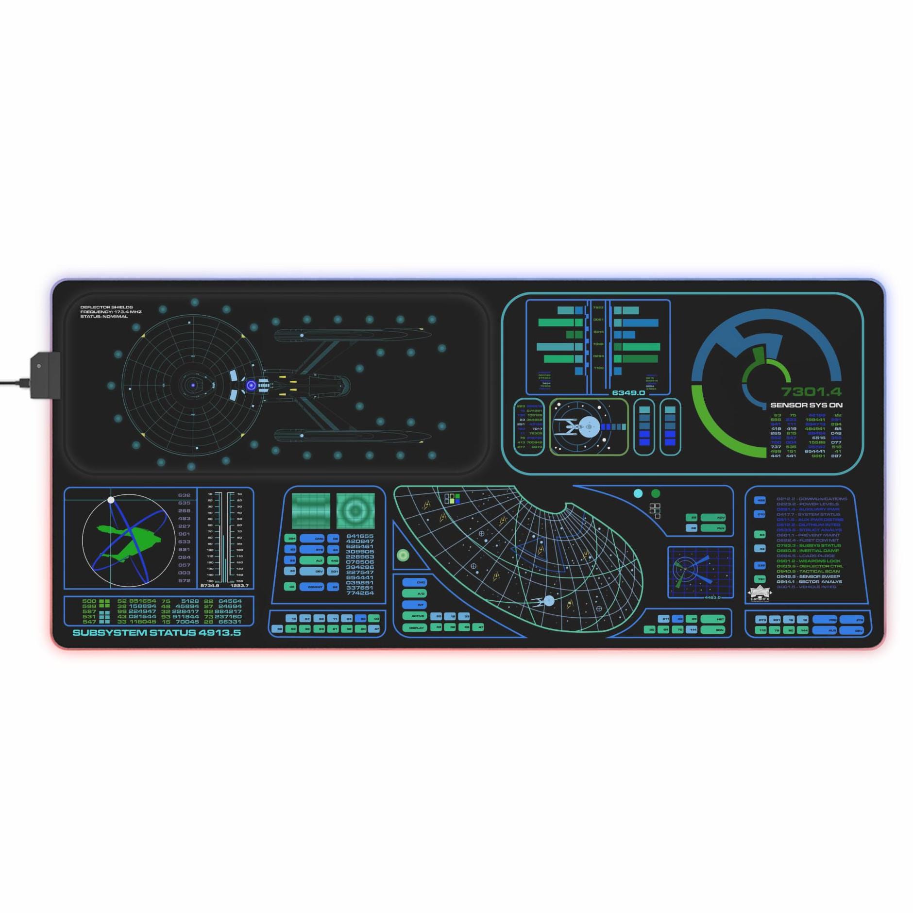 Trekkers Enterprise-A LED Desk Mat