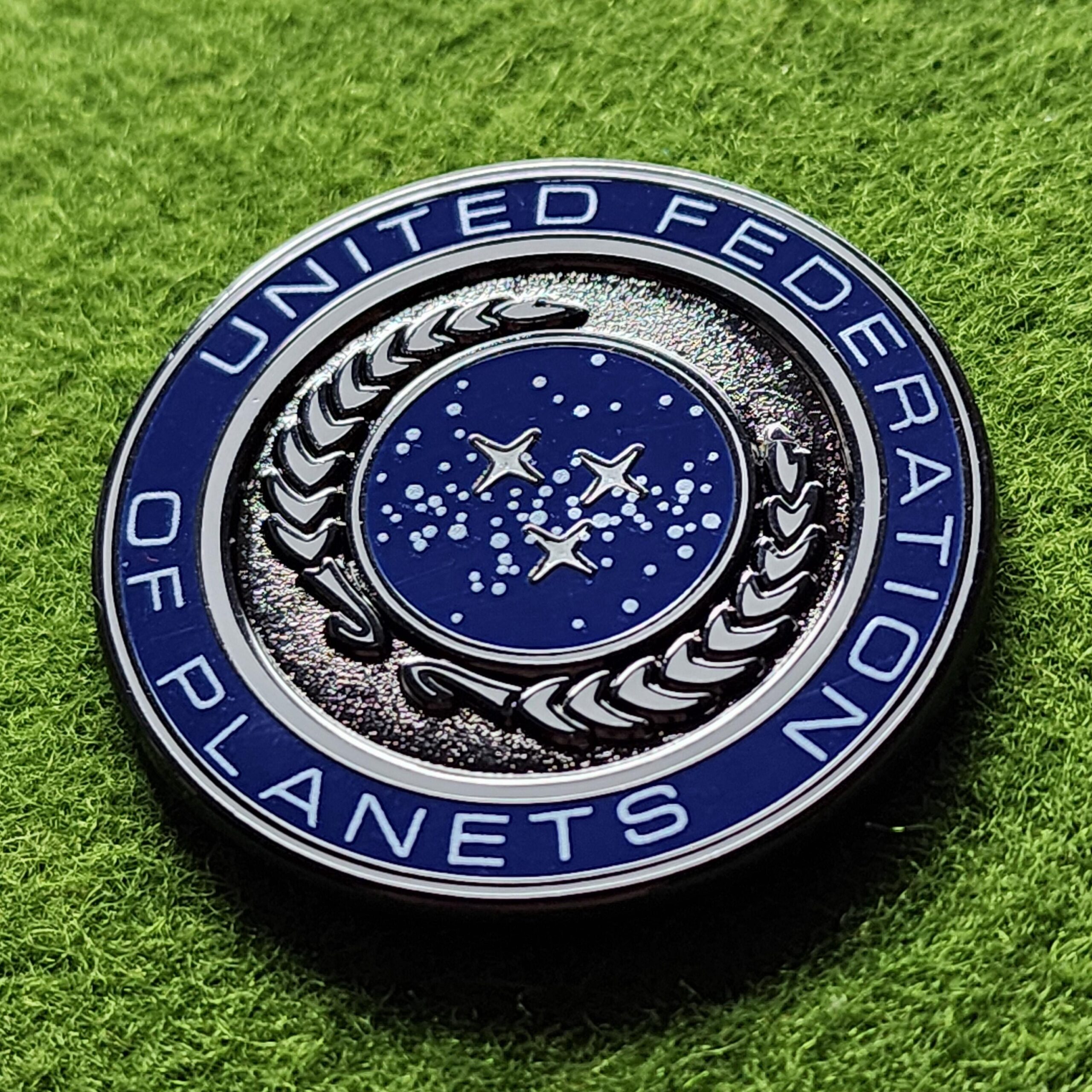 United Federation of Planets Metal Enamel Pin - Image 2