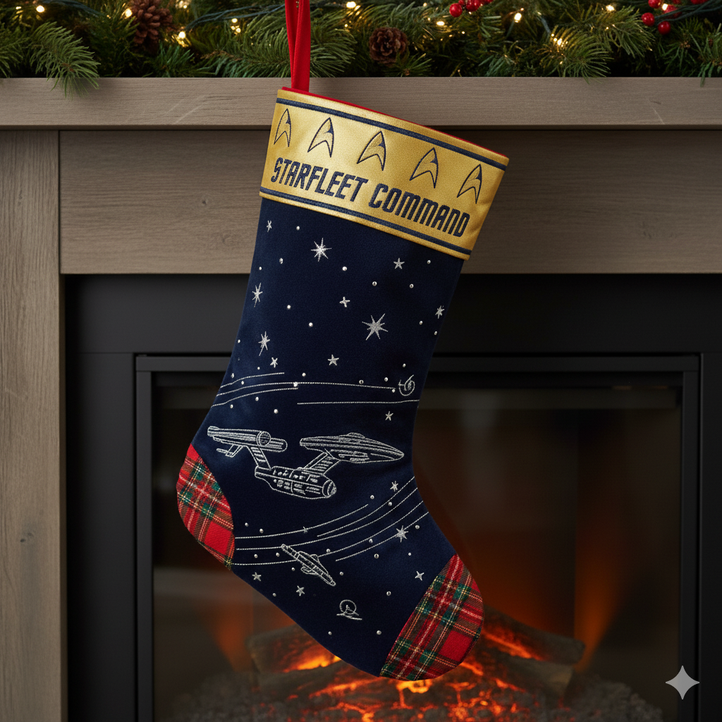Personalized Star Trek Christmas Stocking - Image 2