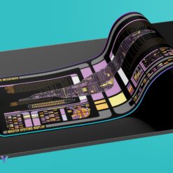 Intrepid Class - U.S.S. Messenger NCC-74831 LCARS LED Desk Mat