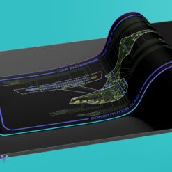 Constitution Class - USS Enterprise NCC-1701-A LCARS LED Desk Mat