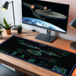 U.S.S. Enterprise NCC-1701 LCARS LED Desk Mat 114180