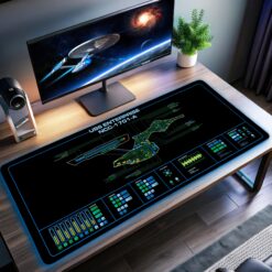 Star Trek U.S.S. Enterprise 1701-A LED Desk Mat 114058