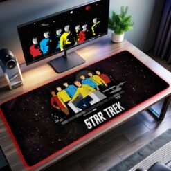 Star Trek The Original Series TOS U.S.S Enterprise LED Desk Mat