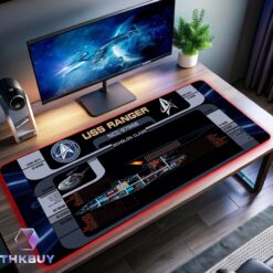 USS Ranger - Echelon Class MSD NCC-97946 LCARS LED Desk Mat