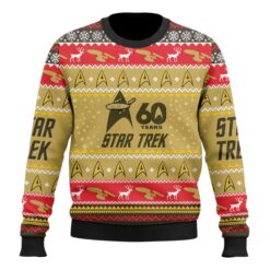 Alternative view of Star Trek Christmas Sweater