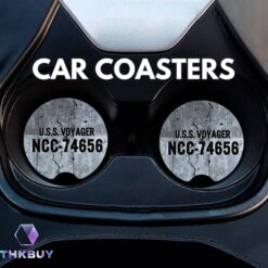 Star Trek Voyager NCC-74656 Personalized Car Coaster