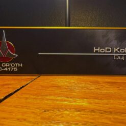 Star Trek Klingon Personalized Sign