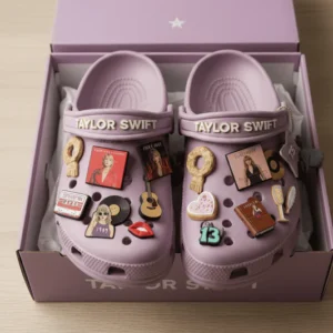 TAYLOR SWIF PREMIUM Crocs Clogs Shoes