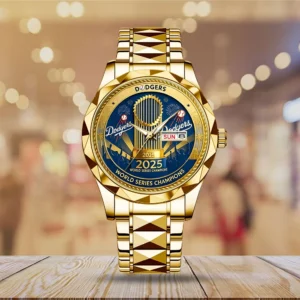 Alternative view of Los Angeles Dodgers 2025 World Series Champions Alloy Luxury Quartz Watch