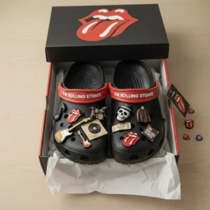 The Rolling Stones PREMIUM Crocs Clogs Shoes