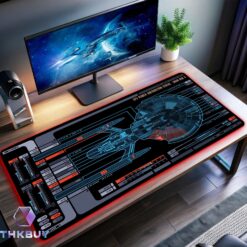 New Trekkies Power Distribution Status-Main Bus A LCARS LED Desk Mat
