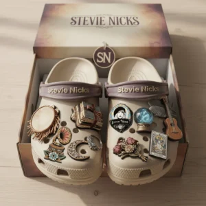 STEVIE NICKS PREMIUM Crocs Clogs Shoes