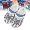 Personalized Stitch Christmas Fleece Crocs Clogs
