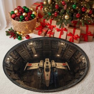 Alternative view of Hangar Bay Round Rug