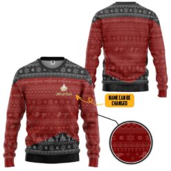 Alternative view of Star Trek The Next Generation 1987 Christmas Knitted Sweater