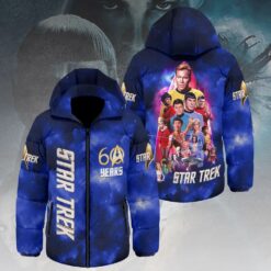 Star Trek The Original Series 60th Anniversary Waterproof Thickened Down Jacket - THK116649