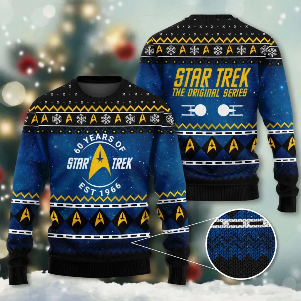Star Trek Christmas Knitted Sweater - THK116650