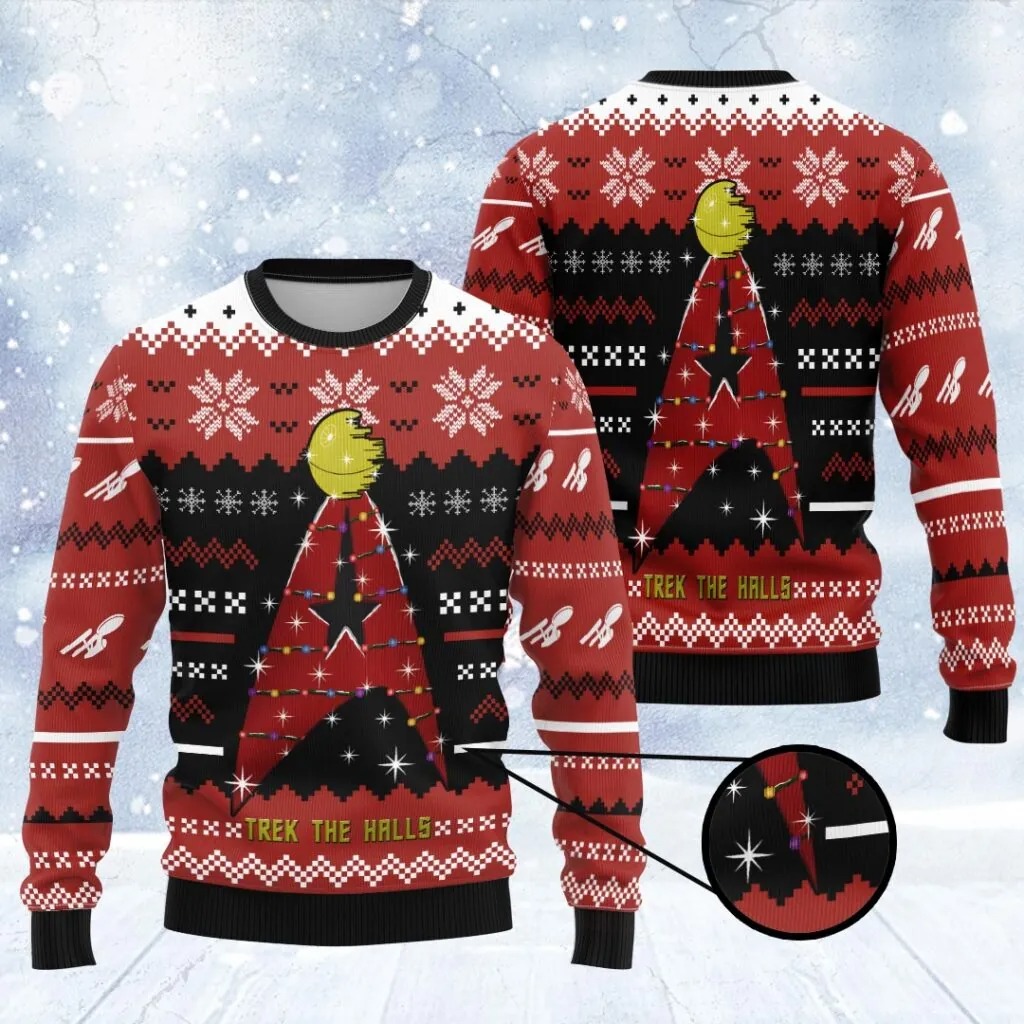 Star Trek Christmas Knitted Sweater - THK116660