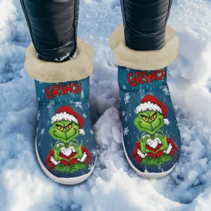Alternative view of The Grinch Christmas Snow Boots Shoes