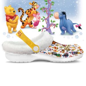 Alternative view of Winnie the Pooh Christmas Fleece Crocs Clogs