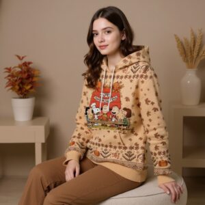 Alternative view of Snoopy Knitted Hoodie