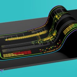 Constitution class - USS. Enterprise NCC-1701 LED Desk Mat