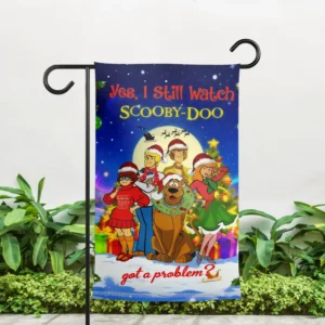 Alternative view of Scooby-Doo Garden Flag